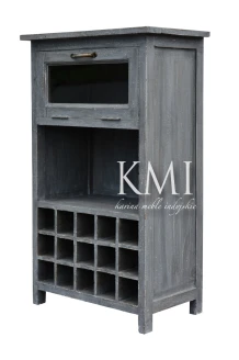 meble z indii | szafka na wino, barek Gray LD-780