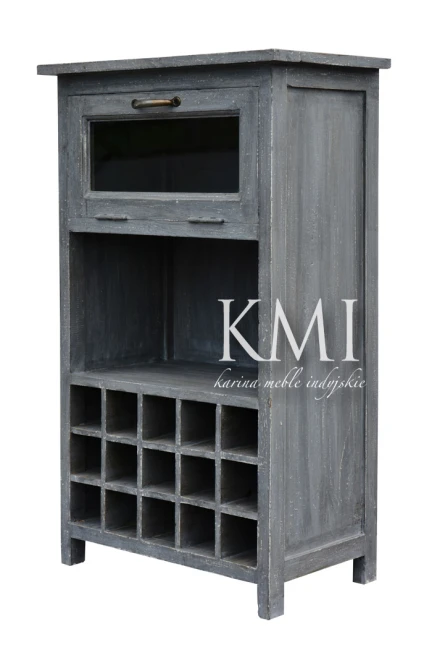 meble z indii | szafka na wino, barek Gray LD-780