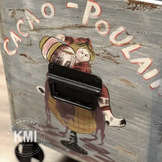 dekoracje boho | vintage'owy kontenerek skrzynka Chocolat