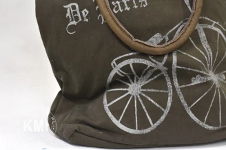 torby vintage Dirtbags" z rowerem trykot canvas