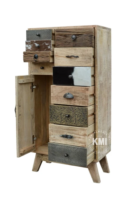 meble designerskie loftowa komoda drewno mango vintage