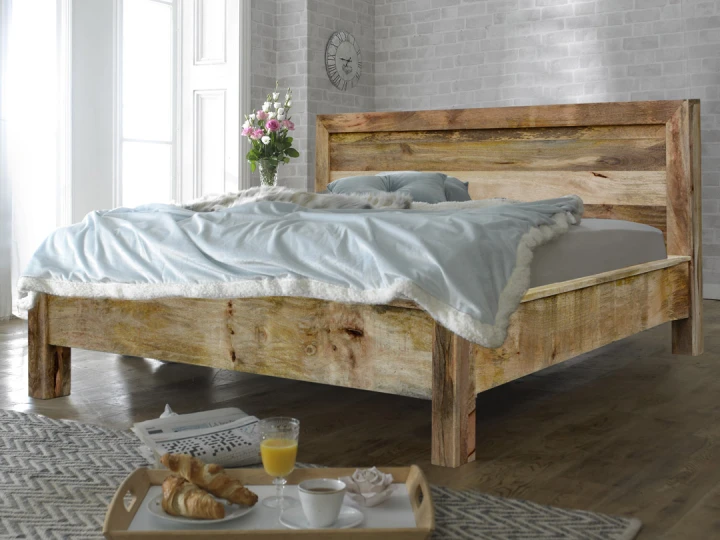 meble drewniane do sypialni | nowoczesne łóżko Mang 180 cm LD210