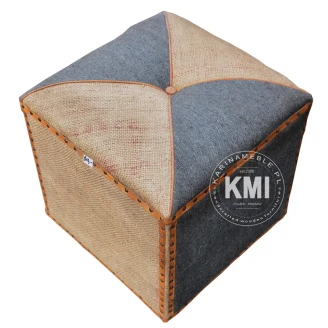 meble z Indii |  pufa w stylu LOFT