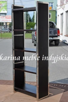 karina meble indyjskie - kolonialna biblioteczka