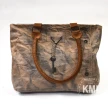 torebka vintage Dirtbags z kluczykiem trykot canvas