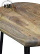 meble drewno metal | krzesło barowe, hoker loftowy Hox SL006