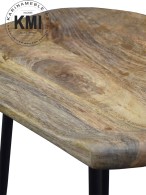 meble drewno metal | krzesło barowe, hoker loftowy Hox SL006