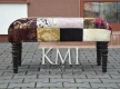 meble z litego drewna | ławka patchwork LD-229