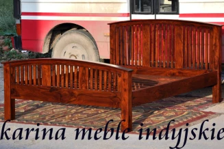 drewniane łóżko 160 x200 palisander