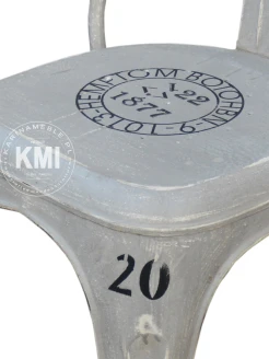 meble loftowe | metalowe krzesło Tolix Grey