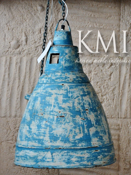 lampa loftowa | loft colors M-2717 niebieska