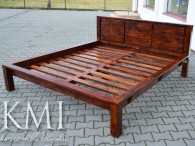 karina meble indyjskie - kolonialny łóżko z litego drewna palisander