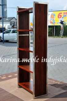 karina meble indyjskie - kolonialna biblioteczka