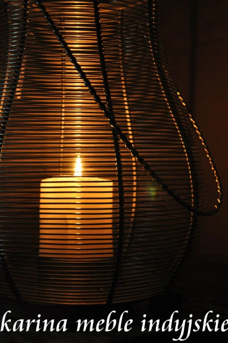 meble kolonialne lampa - karina meble indyjskie