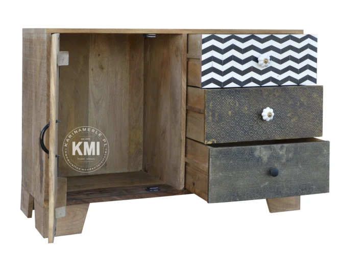 meble w stylu loft industrial | komoda Trio