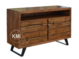 meble industrialne | komoda Nature Line akacja light walnut