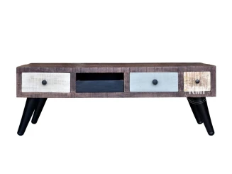 Stolik Kawowy Ława Loft Enjoy Drewno Mango Meble Industrialne