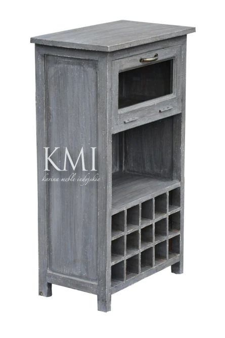 meble industrialne | szafka na wino, barek Gray LD-780