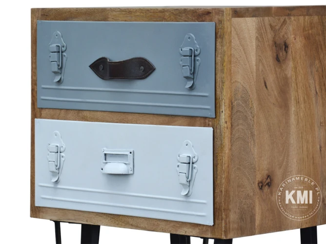 meble z indii | szafka drewno metal Suitcases