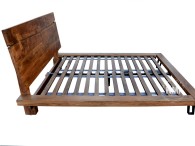 meble z Indii | łóżko Nature Line akacja 160 cm. light walnut