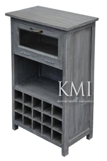 meble z litego drewna | szafka na wino, barek Gray LD-780