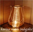 meble kolonialne lampa - karina meble indyjskie