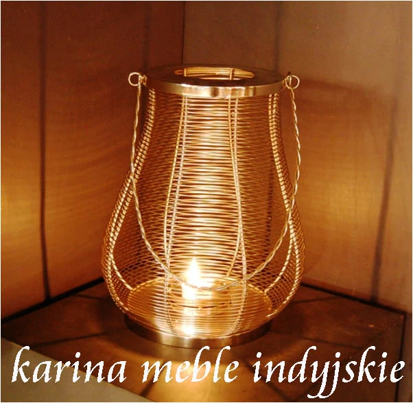 meble kolonialne lampa - karina meble indyjskie