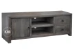 meble z litego drewna | szara szafka rtv Smoke Grey