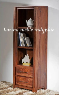 meble kolonialne -  biblioteczka  NAC-F11-203 brown