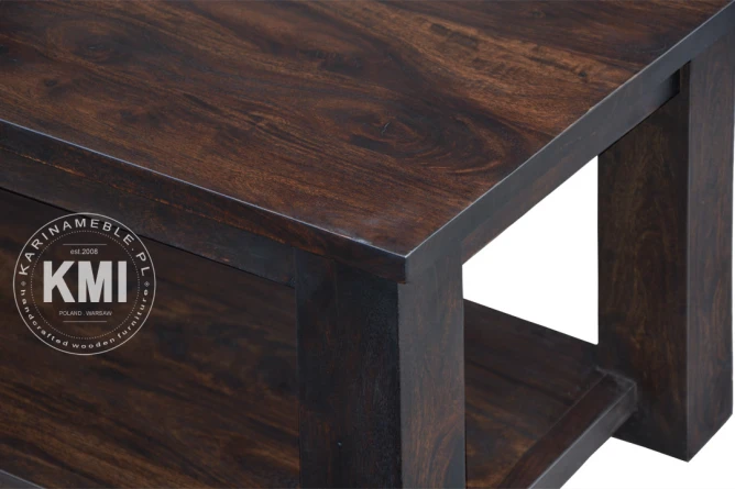 meble nowoczesne | drewniany stolik z palisandru indyjskiego LD-707 dark brown