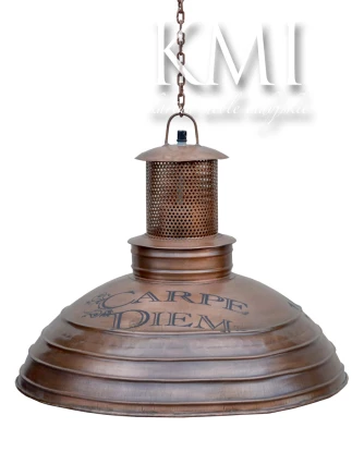 loftowa lampa  Carpe Diem metalowe copper