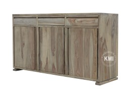 meble drewniane - indyjska komoda Aqua palisander bielony