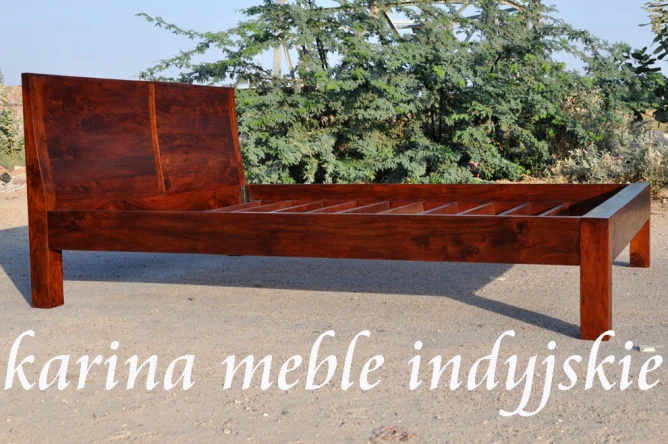 karina meble indyjskie - kolonialny łóżko