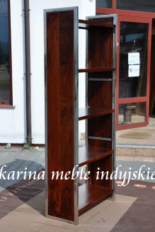 karina meble indyjskie - kolonialna biblioteczka
