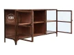 nowoczesna metalowa szafka rtv w stylu loft Copper