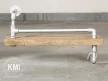 meble designerskie | loftowa półka Pipeline Up mango metal