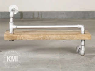 loftowa półka "Pipeline Up" mango metal